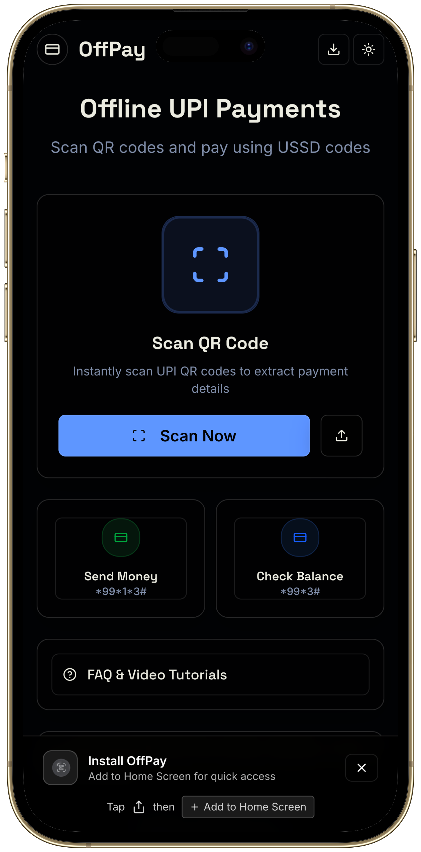 OffPay PWA